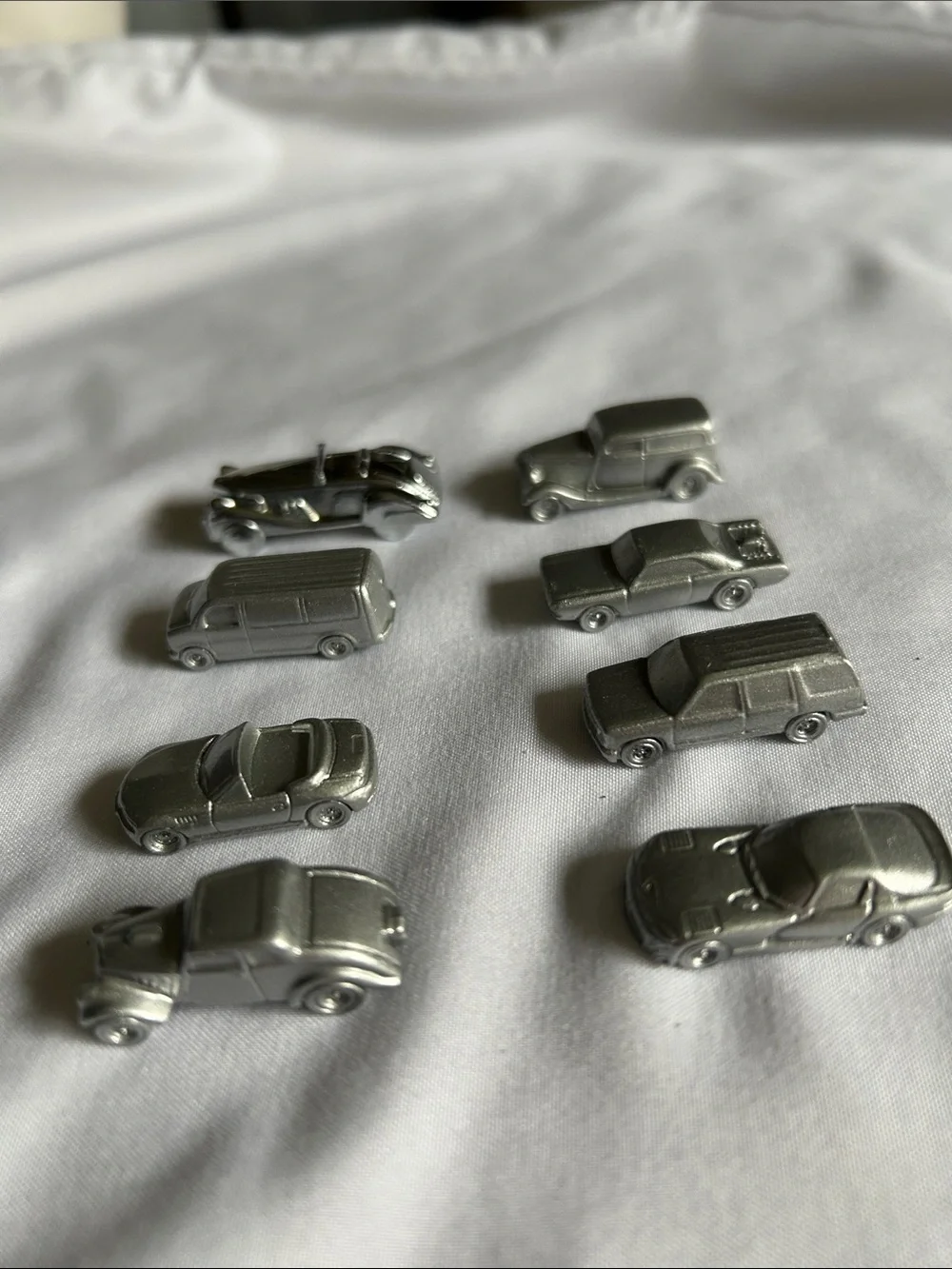 ( 8 ) Vintage Monopoly Cars